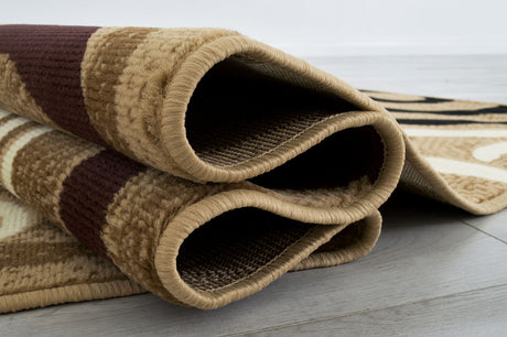 Blitar Brown 5' X 7' Area Rug - Ornate Home