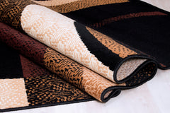 Blitar Brown/Black 5' X 7' Area Rug - Ornate Home