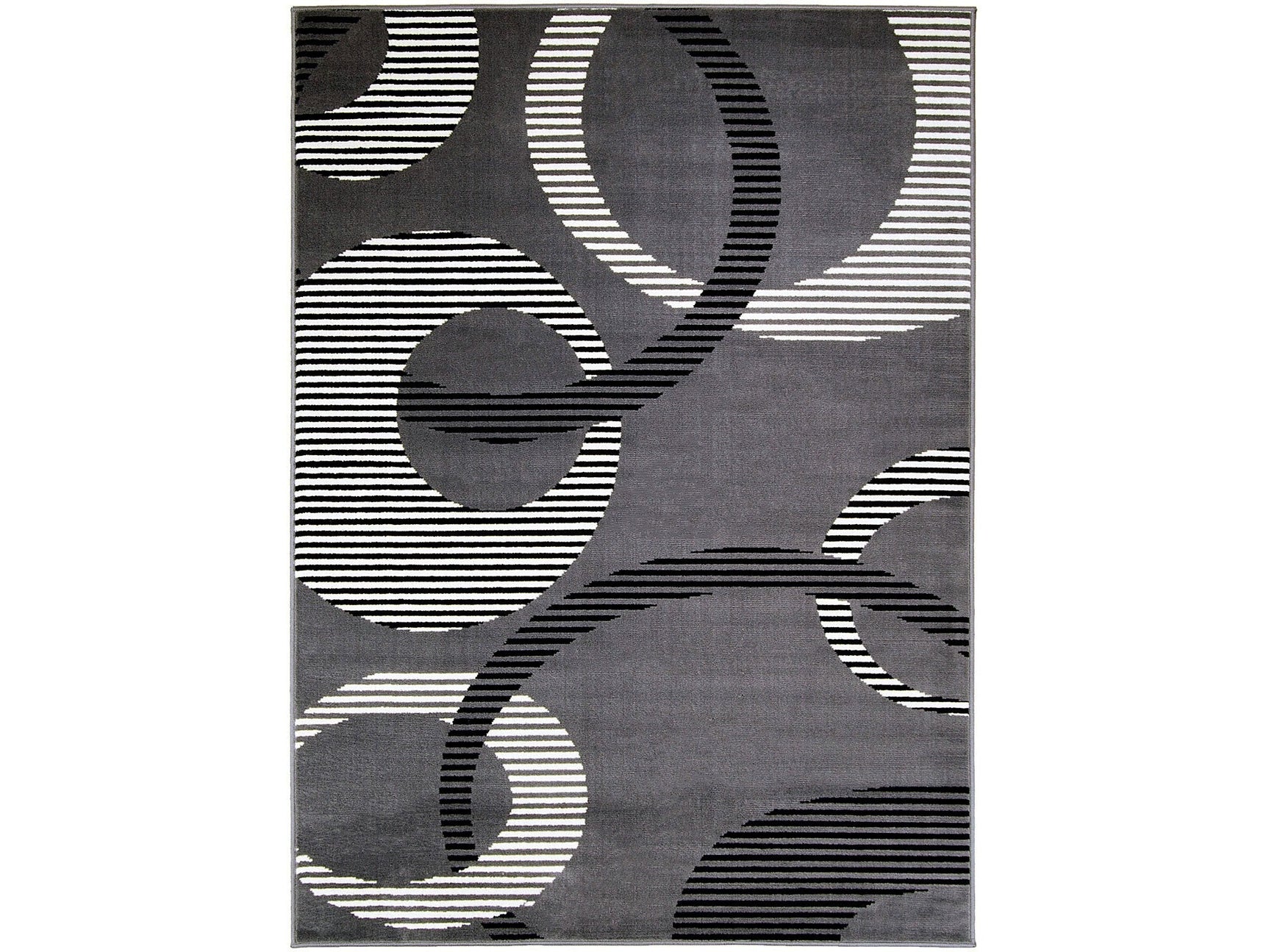 Blitar Dark Gray 5' X 7' Area Rug - Ornate Home