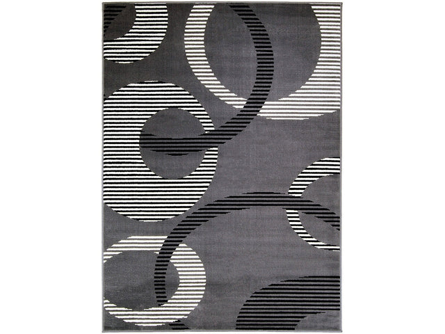 Blitar Dark Gray 5' X 7' Area Rug - Ornate Home