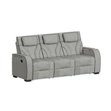 Blitz Simba Taupe/Black Welt 2-Piece Living Room Set - Ornate Home