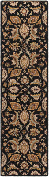 Blomkest Black&Yellow Traditional Wool Carpet - Ornate Home