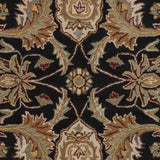 Blomkest Black&Yellow Traditional Wool Carpet - Ornate Home