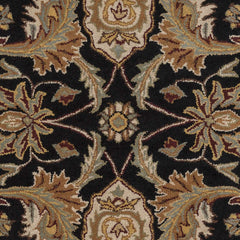 Blomkest Black&Yellow Traditional Wool Carpet - Ornate Home