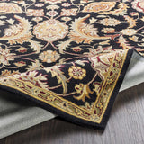 Blomkest Black&Yellow Traditional Wool Carpet - Ornate Home