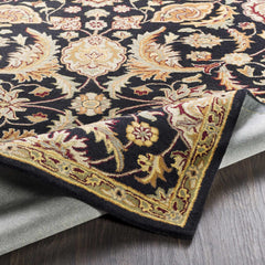 Blomkest Black&Yellow Traditional Wool Carpet - Ornate Home