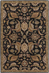 Blomkest Black&Yellow Traditional Wool Carpet - Ornate Home