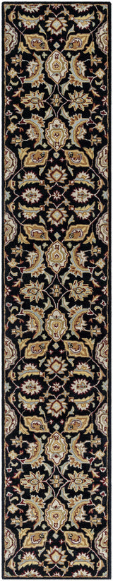 Blomkest Black&Yellow Traditional Wool Carpet - Ornate Home