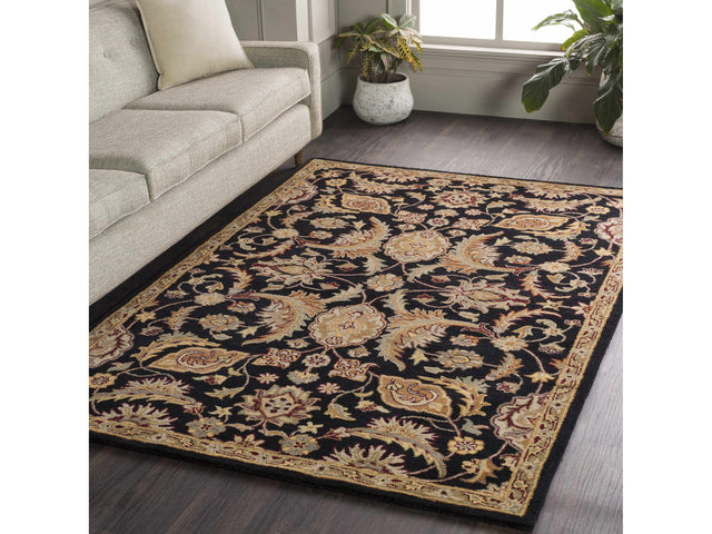 Blomkest Black&Yellow Traditional Wool Carpet - Promo - Ornate Home