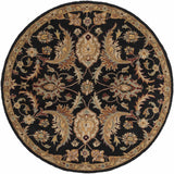 Blomkest Black&Yellow Traditional Wool Carpet - Promo - Ornate Home