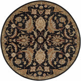 Blomkest Black&Yellow Traditional Wool Carpet - Promo - Ornate Home