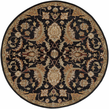 Blomkest Black&Yellow Traditional Wool Carpet - Promo - Ornate Home