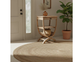 Blondelle Brown Accent Table - Ornate Home