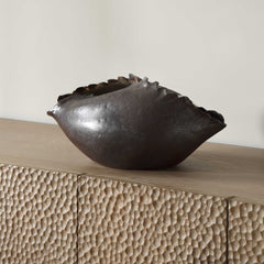 Blossom Bronze Bronzed Metallic Vase - Ornate Home