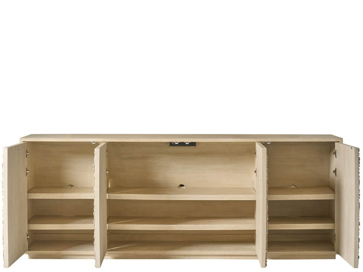 Blossom Light Oak Credenza - Ornate Home