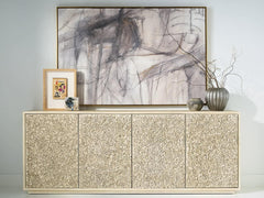 Blossom Light Oak Credenza - Ornate Home