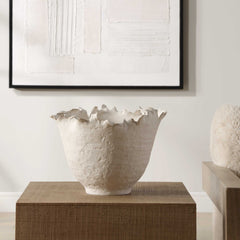 Blossom Off-white Tall Bowl - Ornate Home
