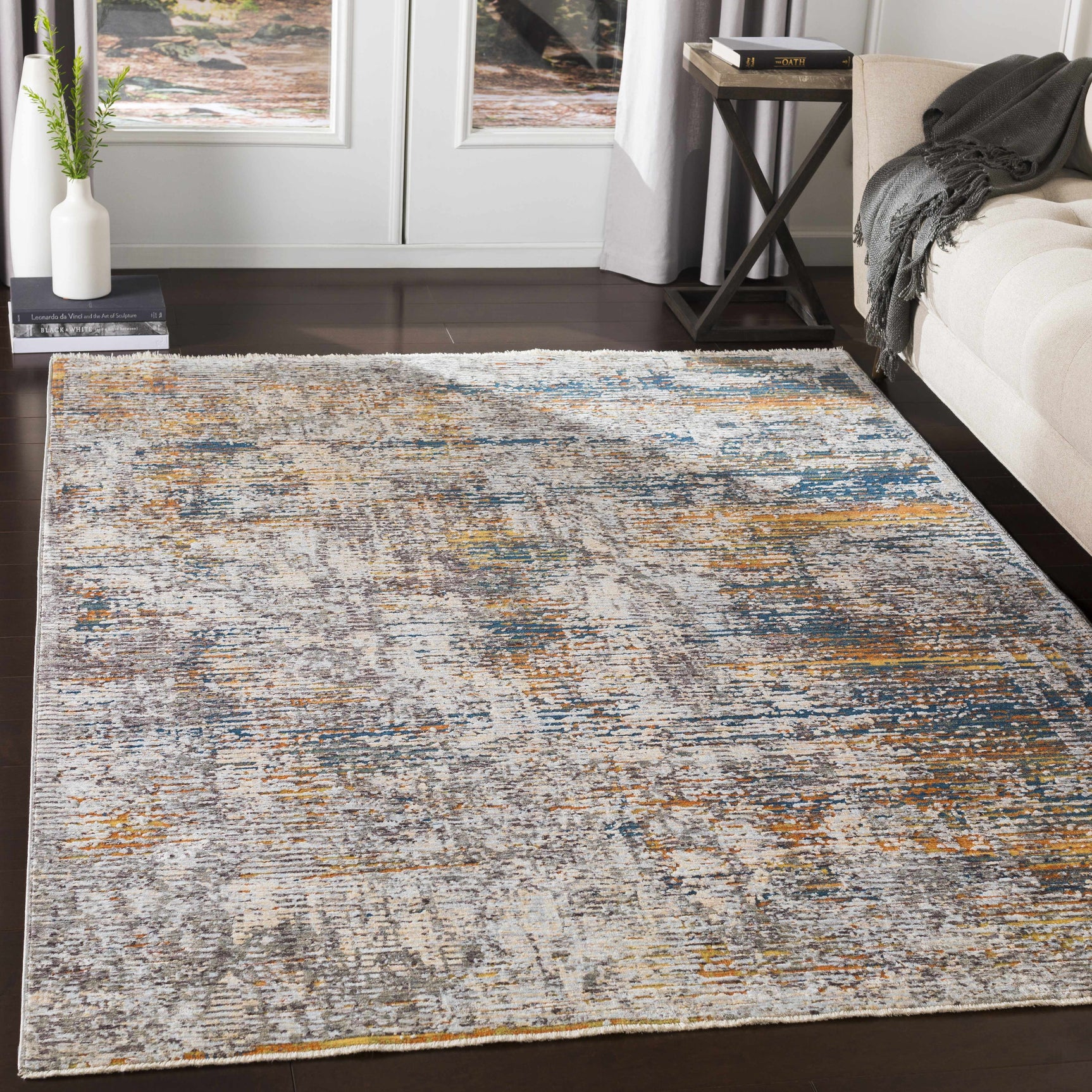 Blountville Carved Statement Rug - Ornate Home