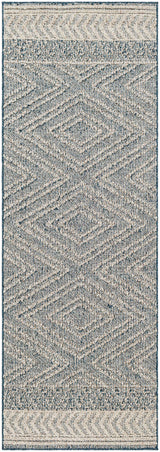 Blue Areli Outdoor Area Rug - Clearance - Ornate Home