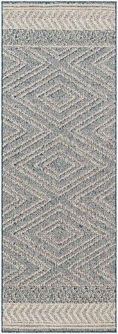 Blue Areli Outdoor Area Rug - Clearance - Ornate Home
