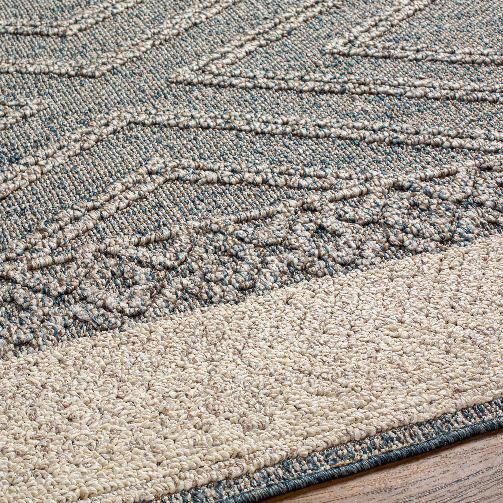 Blue Areli Outdoor Area Rug - Clearance - Ornate Home