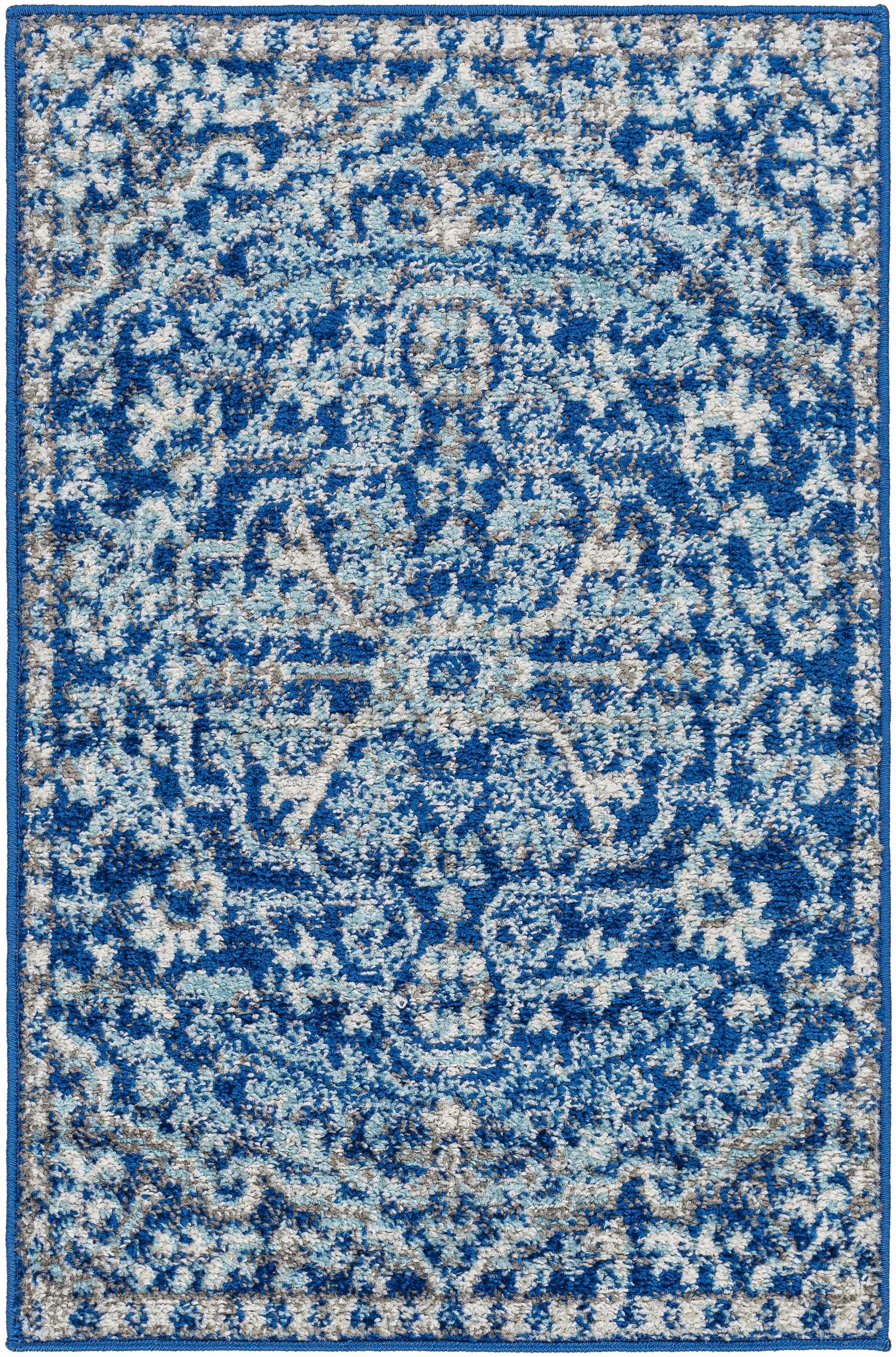 Blue Bodrum Area Rug - Ornate Home
