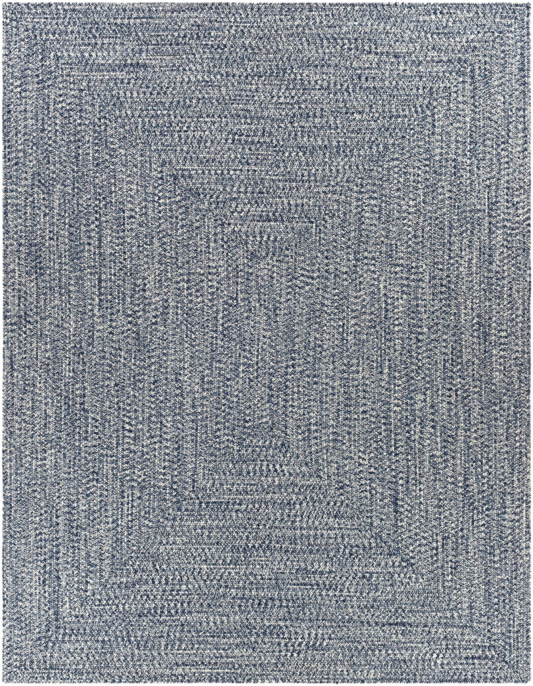 Blue Braided Faux Jute Outdoor Rug - Ornate Home