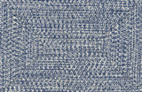 Blue Braided Faux Jute Outdoor Rug - Ornate Home