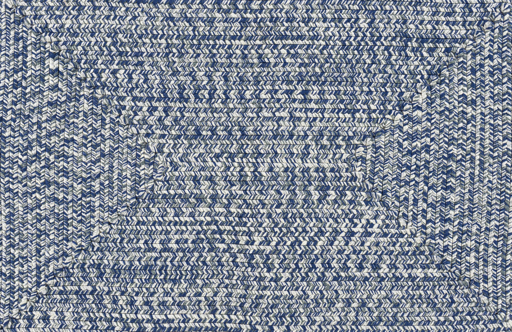 Blue Braided Faux Jute Outdoor Rug - Ornate Home