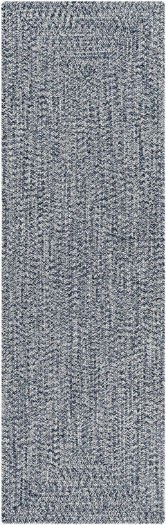 Blue Braided Faux Jute Outdoor Rug - Ornate Home