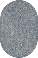 Blue Braided Faux Jute Outdoor Rug - Ornate Home