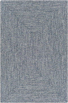 Blue Braided Faux Jute Outdoor Rug - Ornate Home