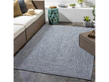 Blue Braided Faux Jute Rug - Ornate Home