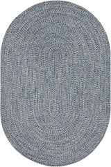 Blue Braided Faux Jute Rug - Ornate Home