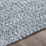 Blue Braided Faux Jute Rug - Ornate Home