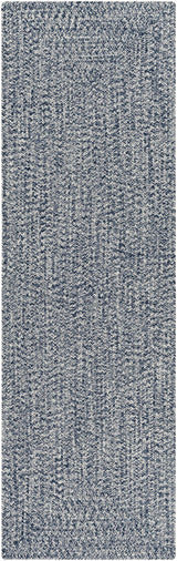 Blue Braided Faux Jute Rug - Ornate Home