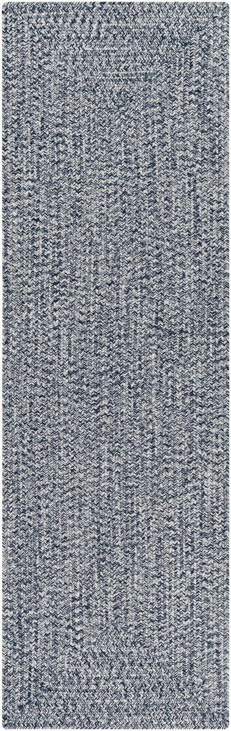 Blue Braided Faux Jute Rug - Ornate Home