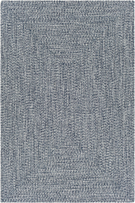 Blue Braided Faux Jute Rug - Ornate Home