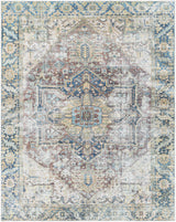 Blue Catigpian Distressed Washable Area Rug - Clearance - Ornate Home