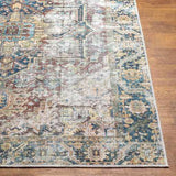 Blue Catigpian Distressed Washable Area Rug - Clearance - Ornate Home