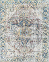 Blue Catigpian Distressed Washable Area Rug - Clearance - Ornate Home