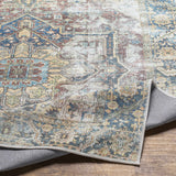Blue Catigpian Distressed Washable Area Rug - Clearance - Ornate Home