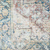 Blue Catigpian Distressed Washable Area Rug - Clearance - Ornate Home