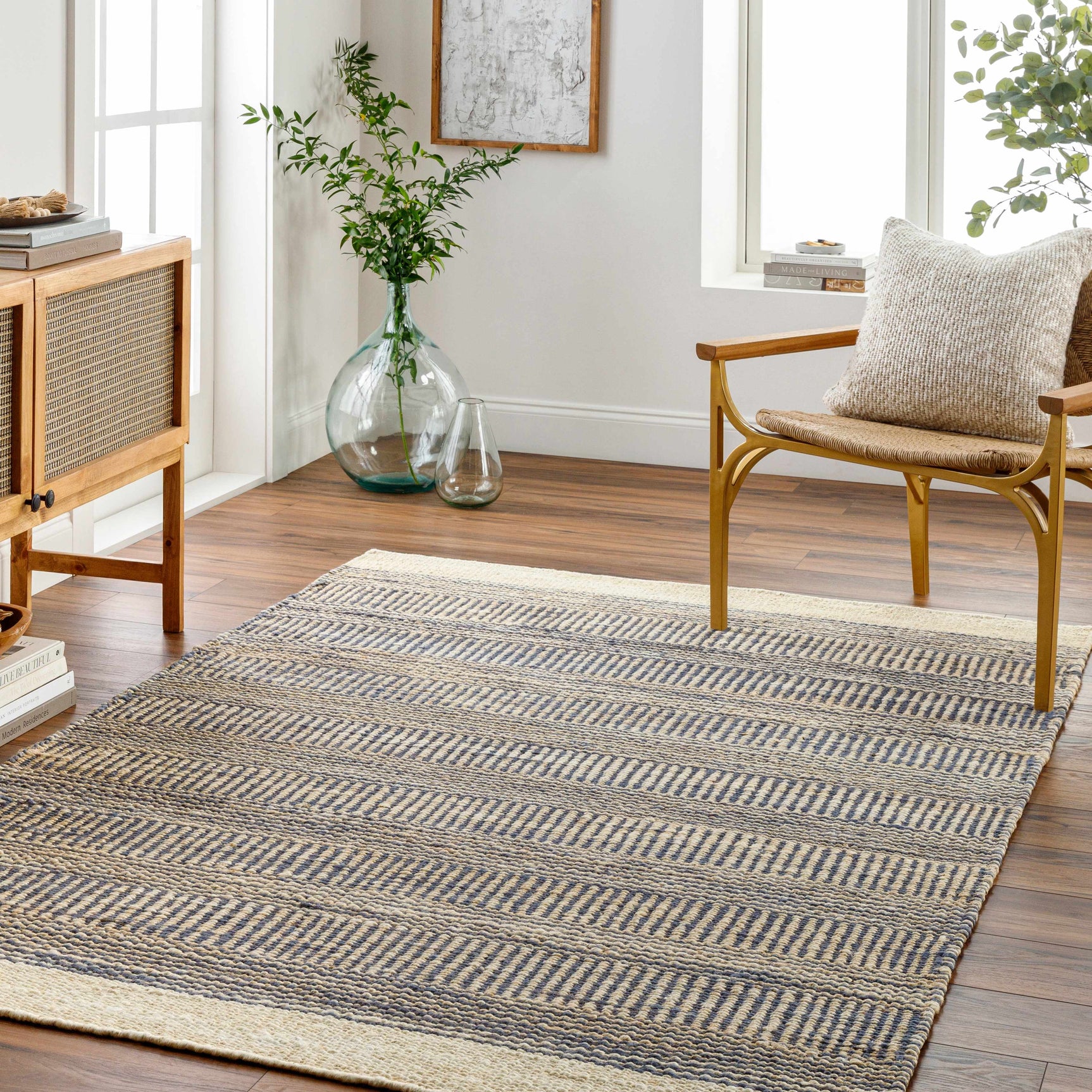 Blue Elle Area Rug - Clearance - Ornate Home