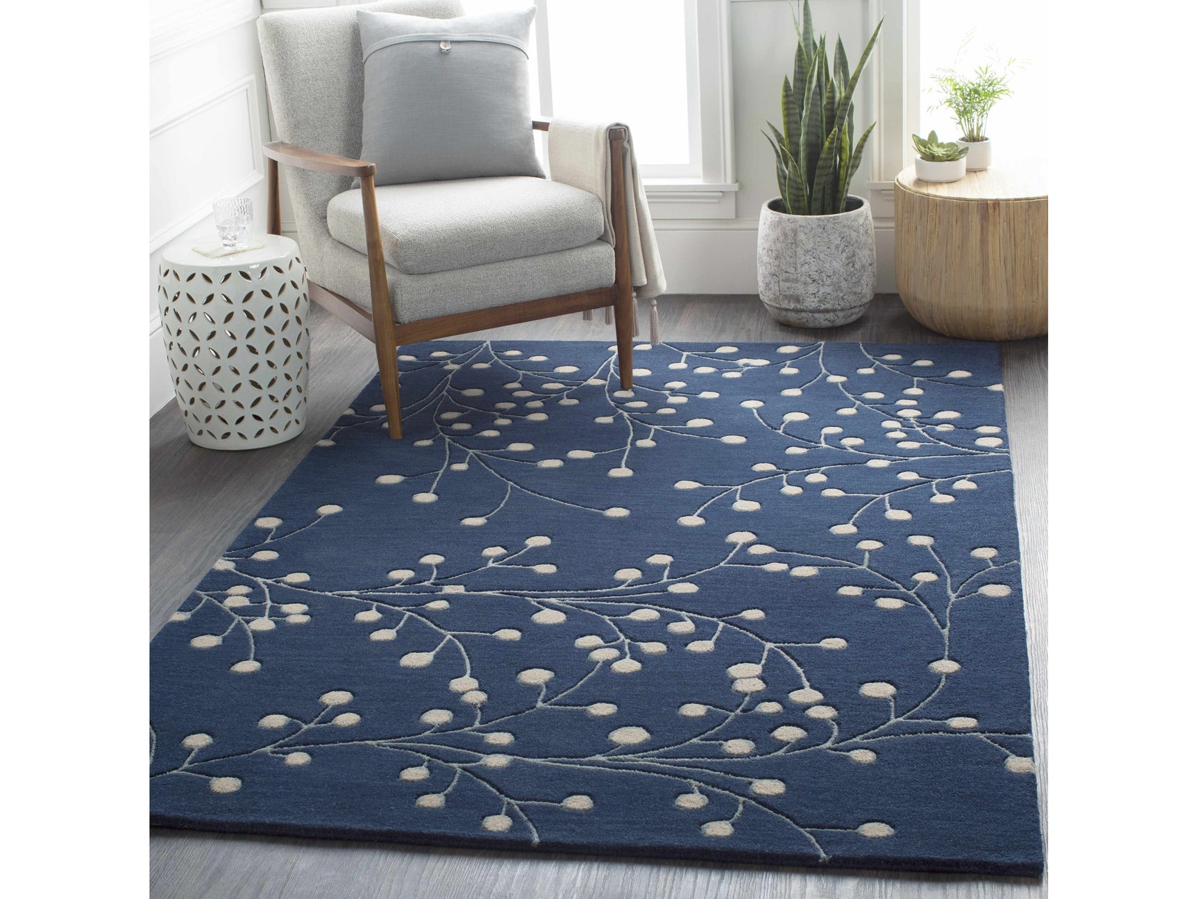 Blue Elsu Area Rug - Ornate Home