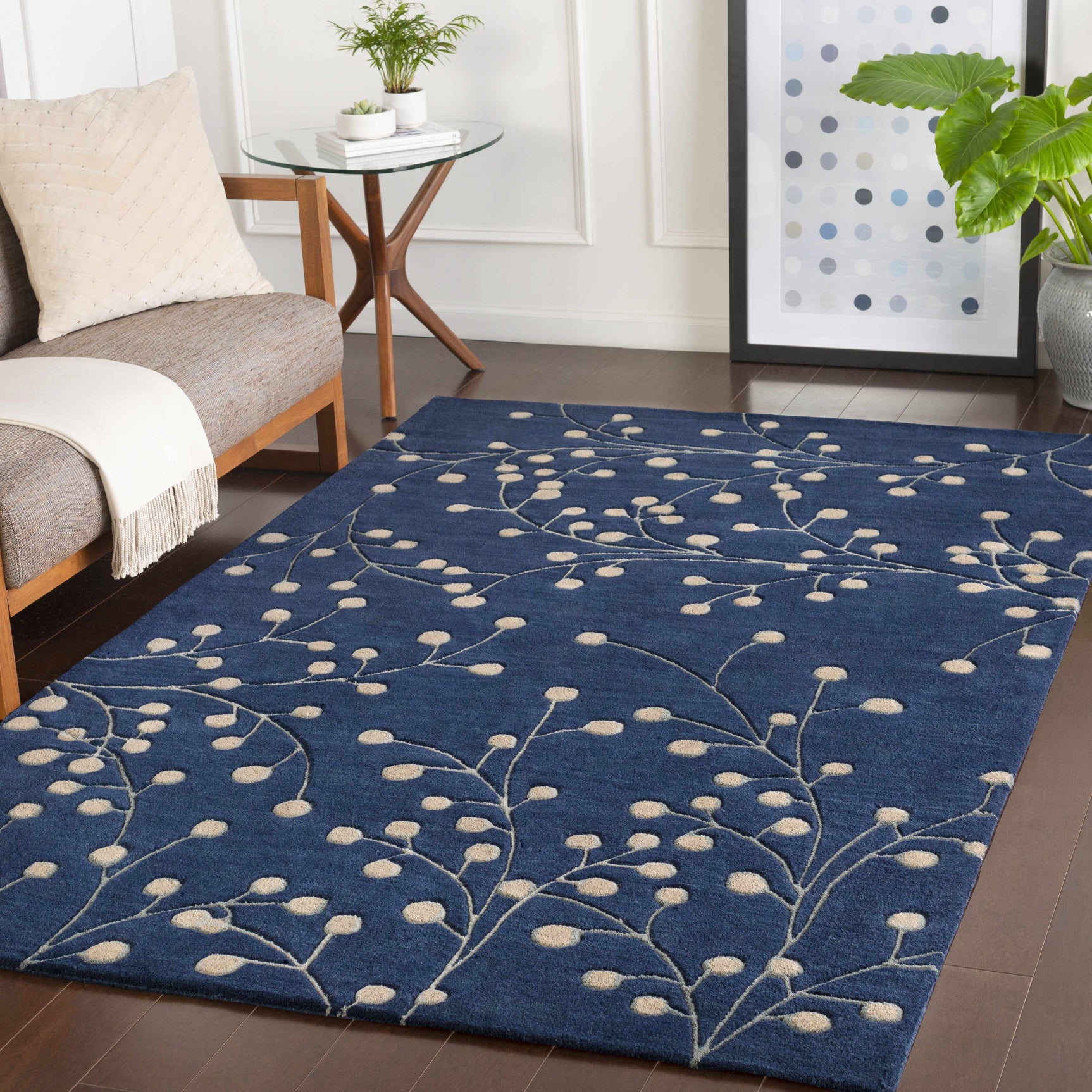 Blue Elsu Area Rug - Ornate Home