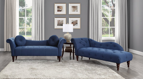 Blue Hill Blue Chaise - Ornate Home