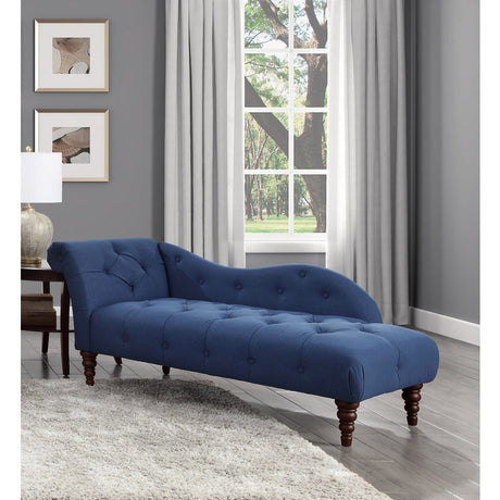 Blue Hill Blue Chaise - Ornate Home