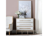 Blue Hills Brown/White Chest - Ornate Home
