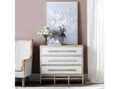 Blue Hills Brown/White Chest - Ornate Home